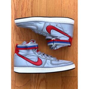 Nike Vandal High Supreme QS "Nylon OG" 2017 Metallic Silver / Univ. Red sz 13